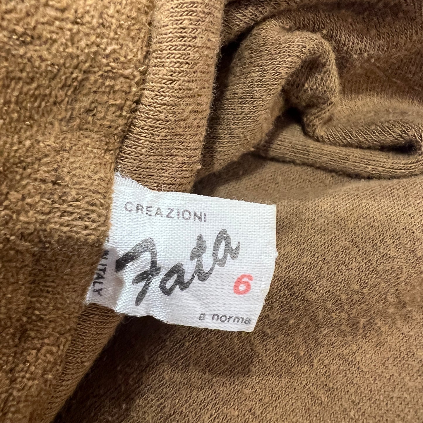 fata 00s brown velvet zip up sweatshirt