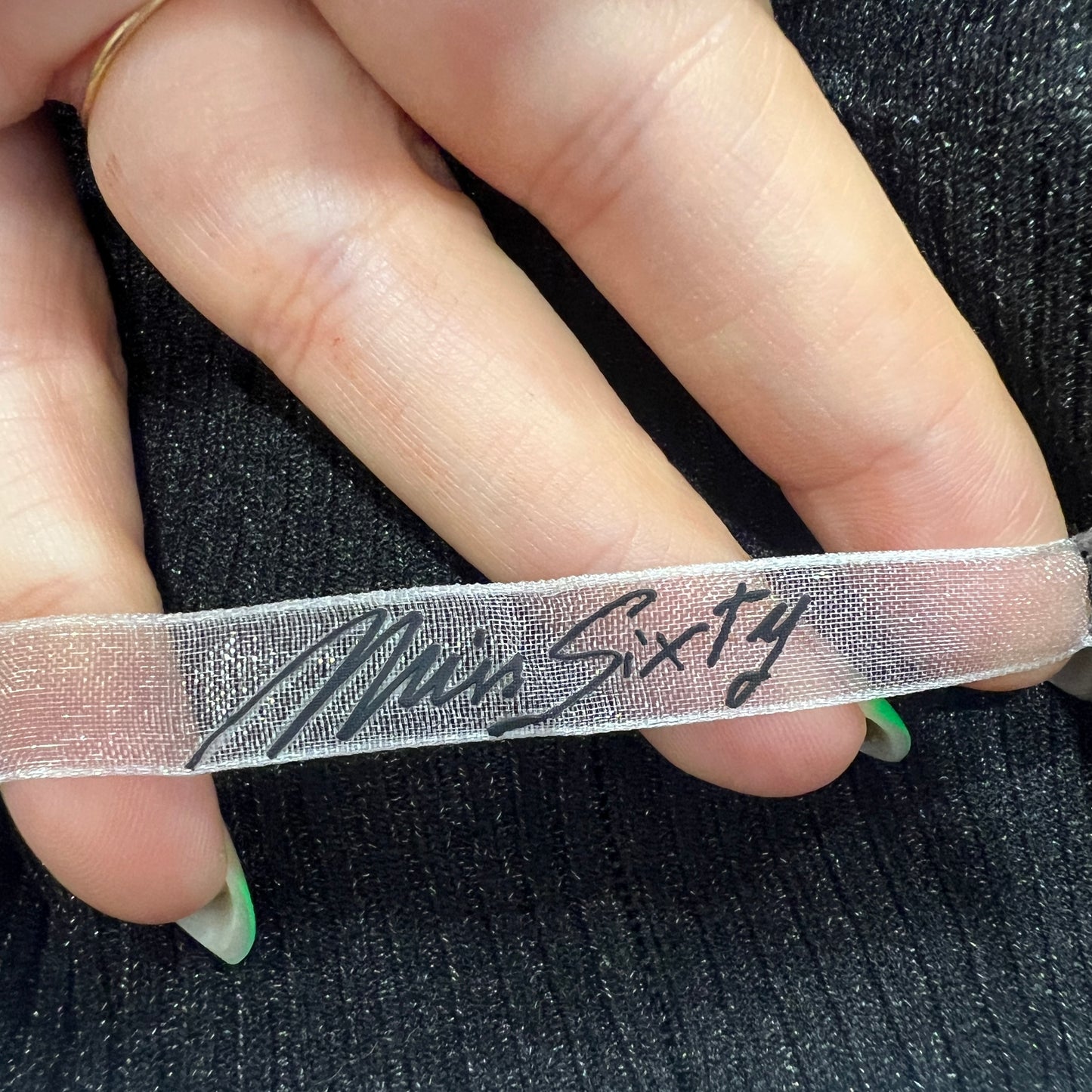 miss sixty 00s black crop halter top with silver metallic thread