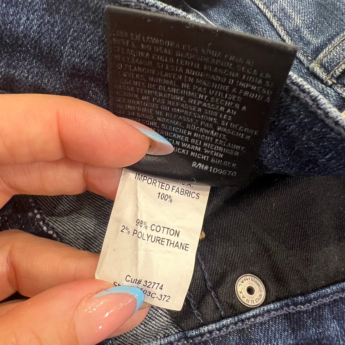 citizens of humanity 00s fitted mid waist jeans with distressed knees