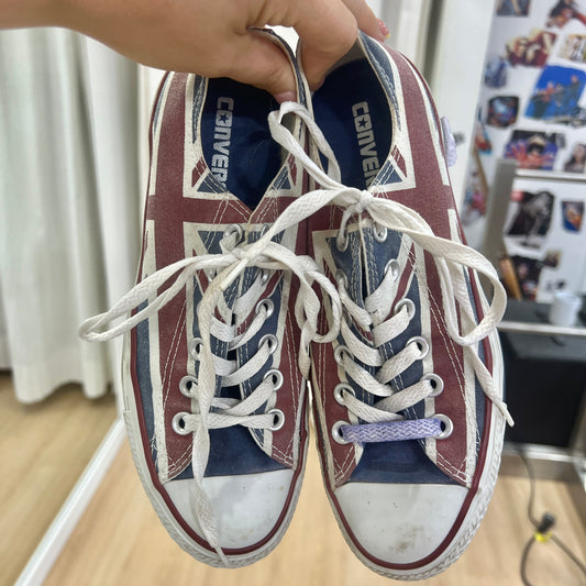 converse all star chuck taylor union jack low top sneakers