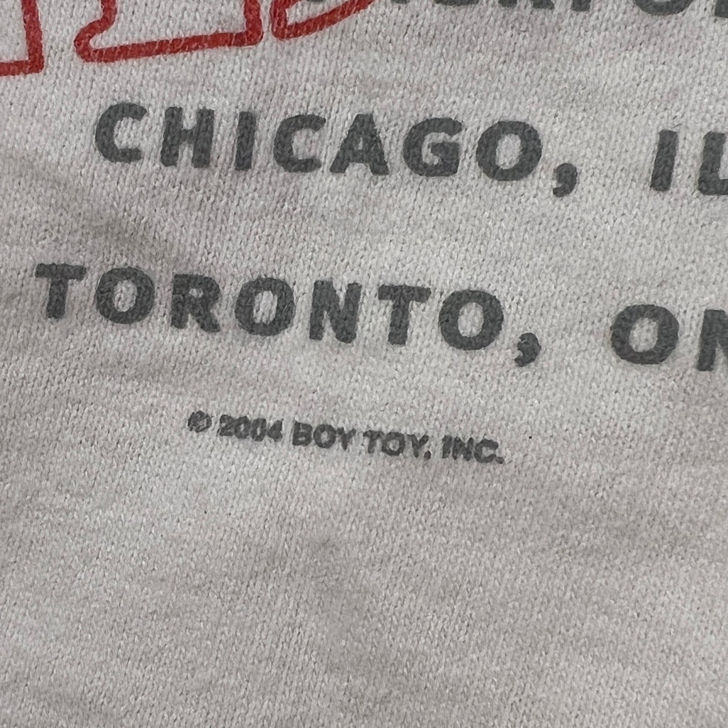 boy toy 2004 madonna re-invention sold out world tour tshirt