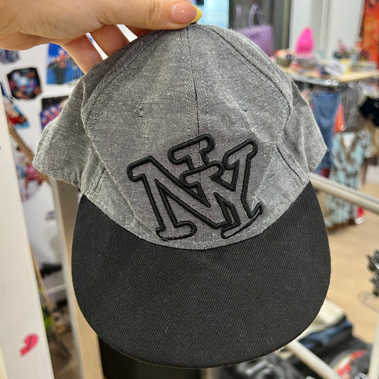 grey back NY snapback cap