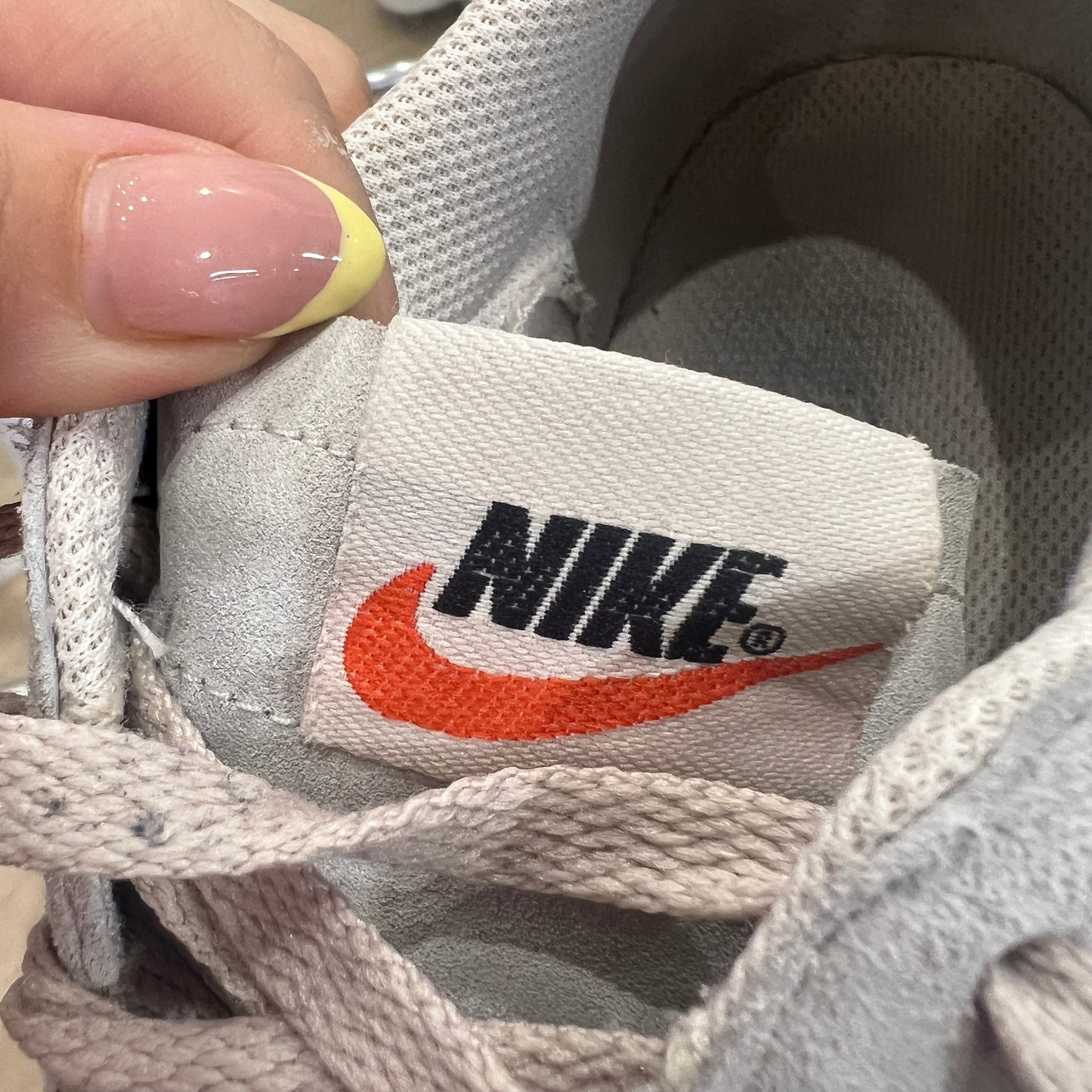 nike blazer 2018 ice grey suede low top sneakers