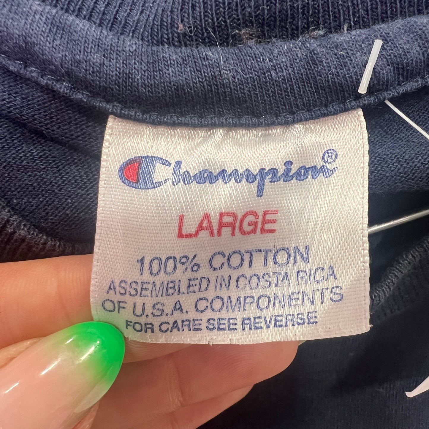 champion 1995 navy blue Red Sox baseball tshirt