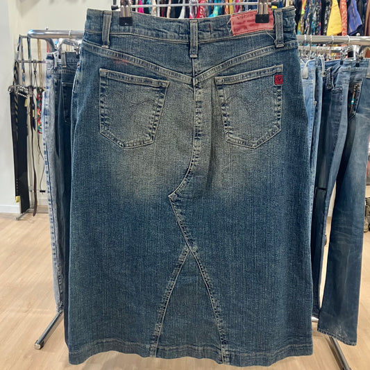vitamina '00 gonna midi jeans