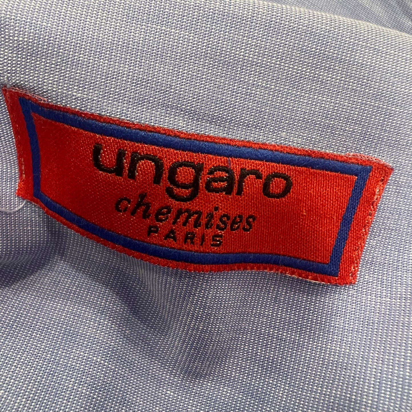 ungaro paris 00s blue shirt