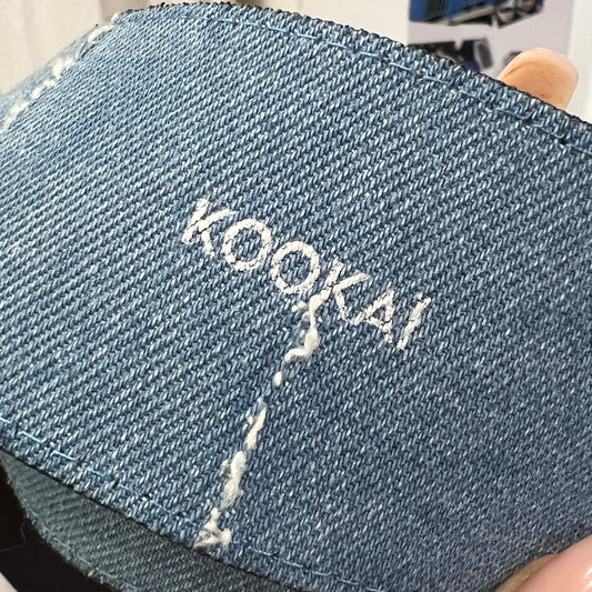 kookai 00s leather denim belt