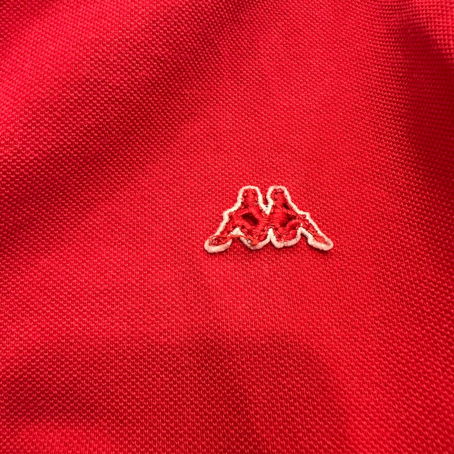 kappa 00s red short sleeve polo tshirt
