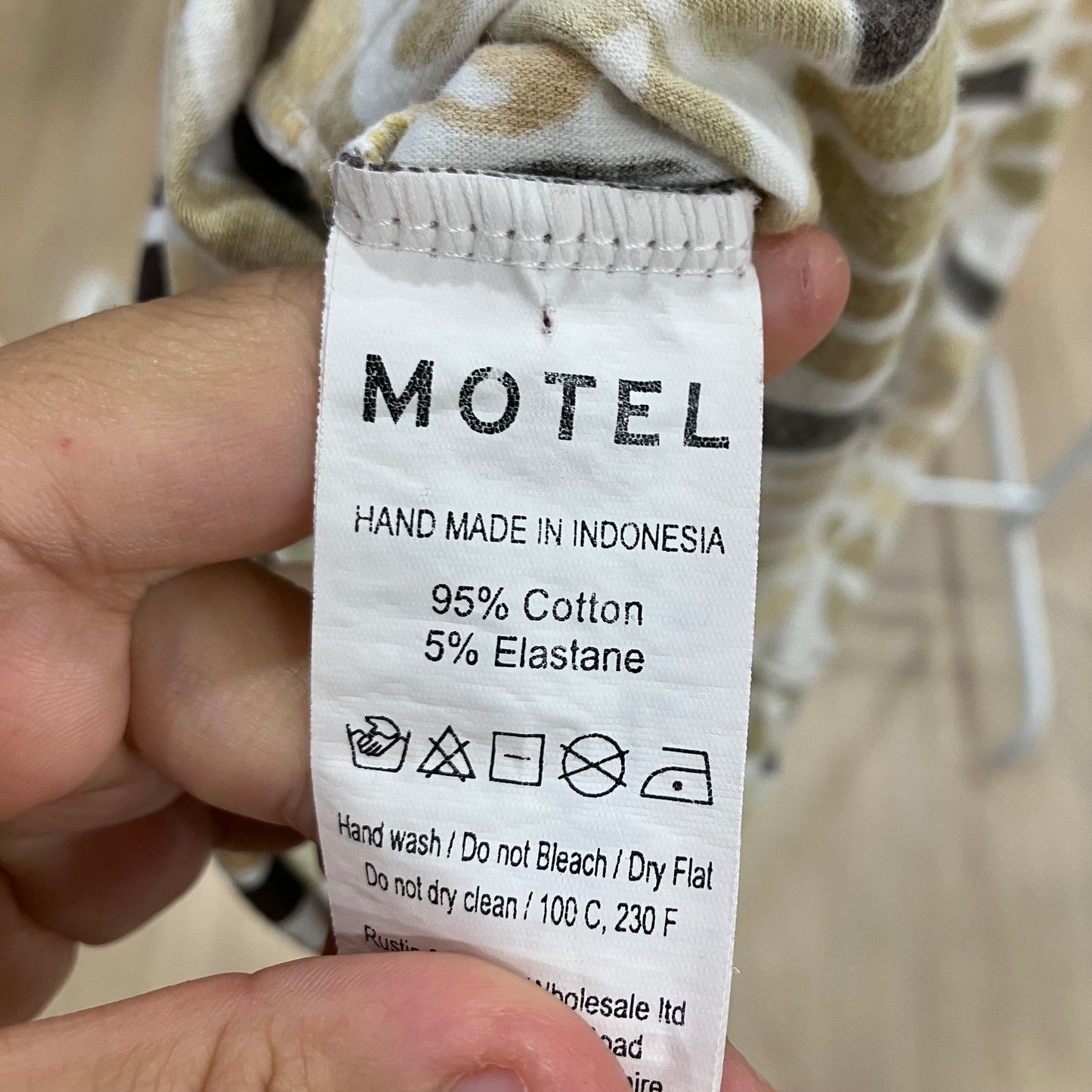 motel 00s white tshirt minidress with black beige monogram print