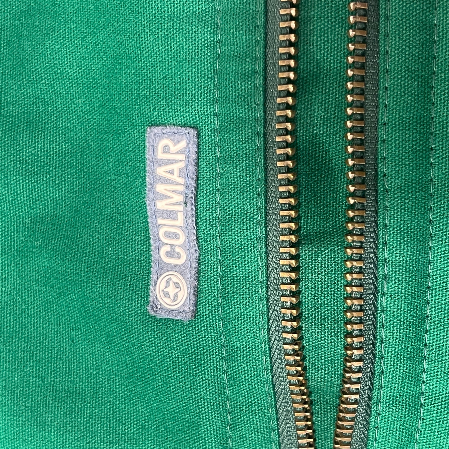 colmar 90s green (cotton) navy(wool) reversible coat