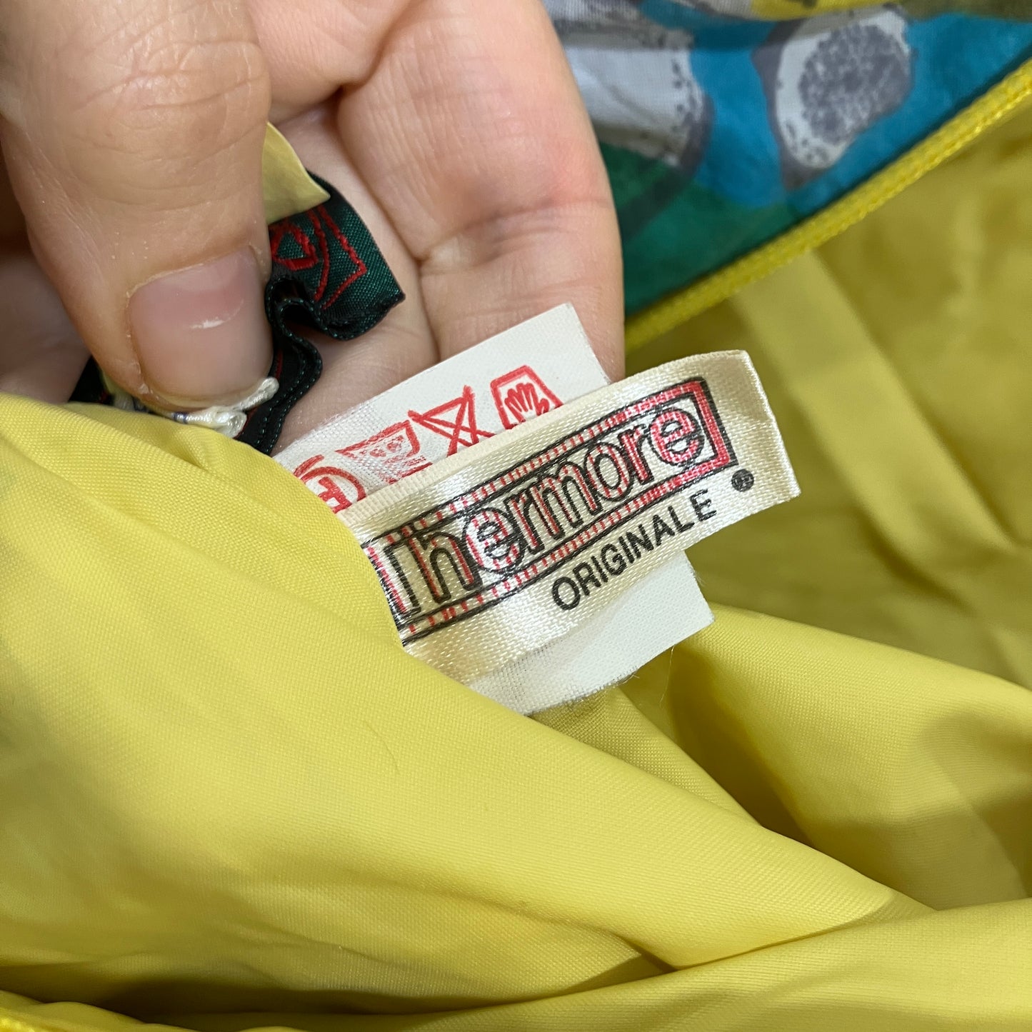 fiore degli sportivi 80s neon pop art ski suit