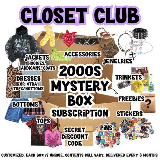 CLOSET CLUB - custom mystery box abbonamento trimestrale