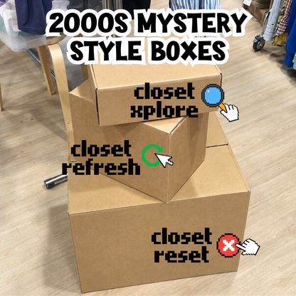 CLOSET RESET - custom 2000s mystery style box