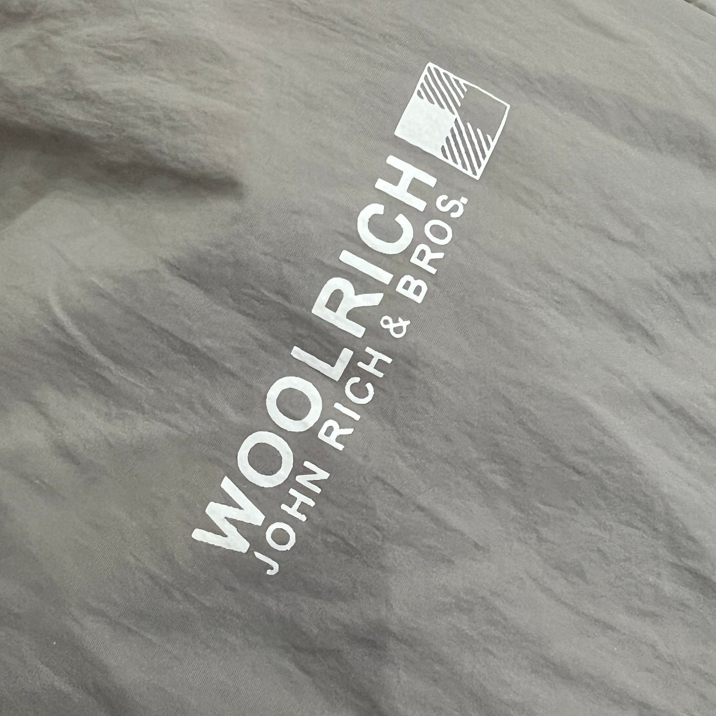 woolrich 00s brown grey windbraker