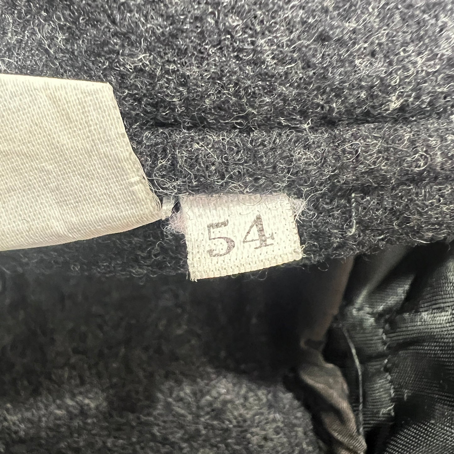 harry&moore 90s black leather jacket with grey wool lining