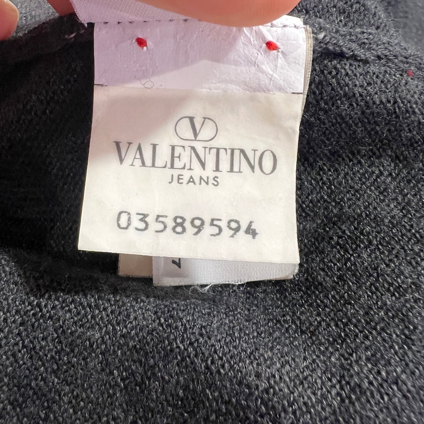 valentino 00s dark grey wool cardigan vest