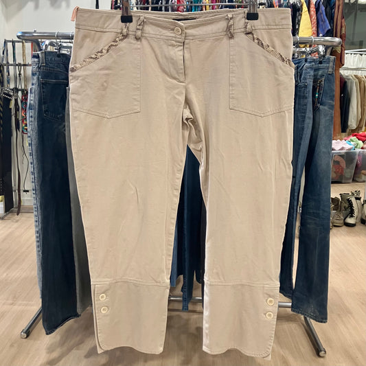 tunnel 00s beige capri pants