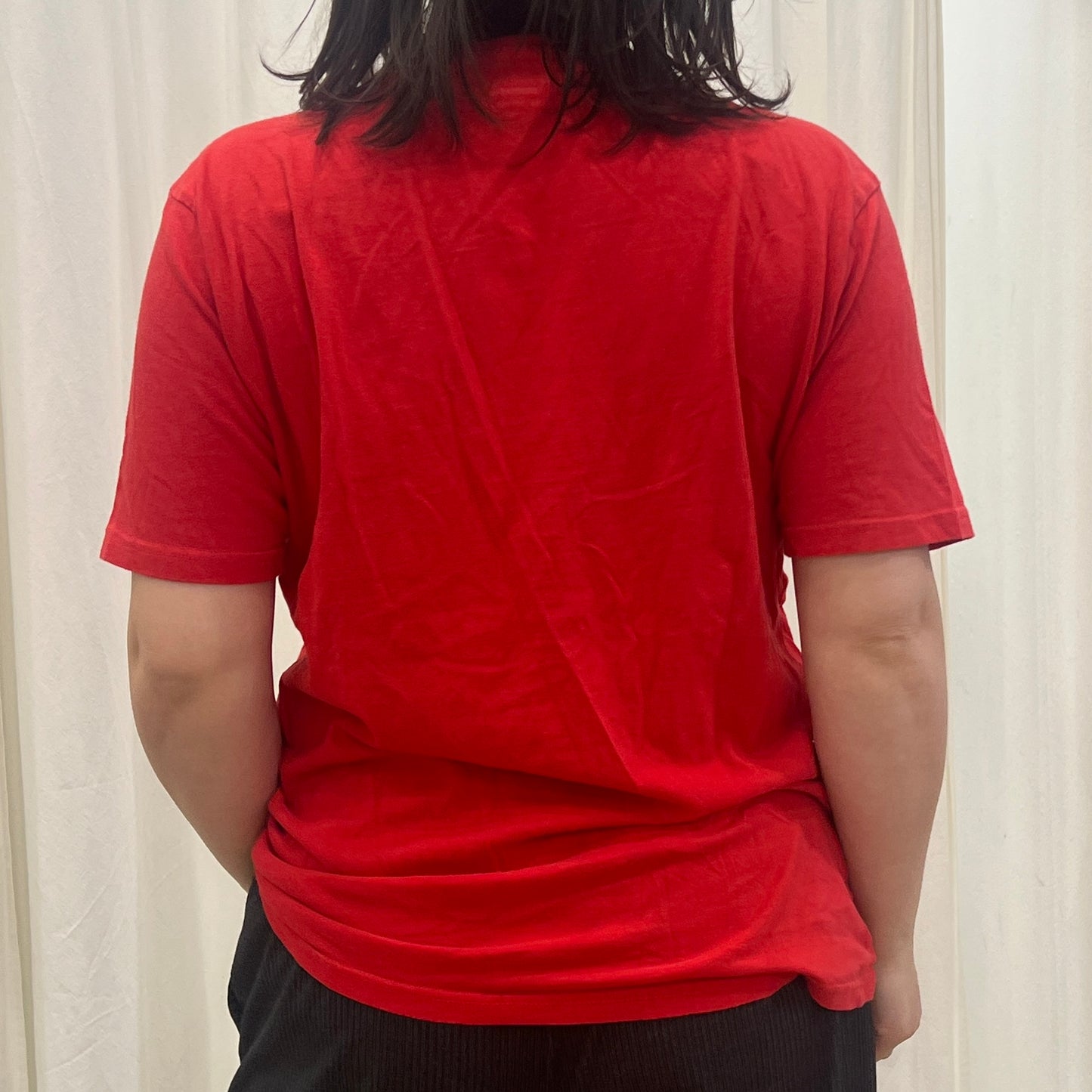 jeckerson 00s red tshirt with white logo