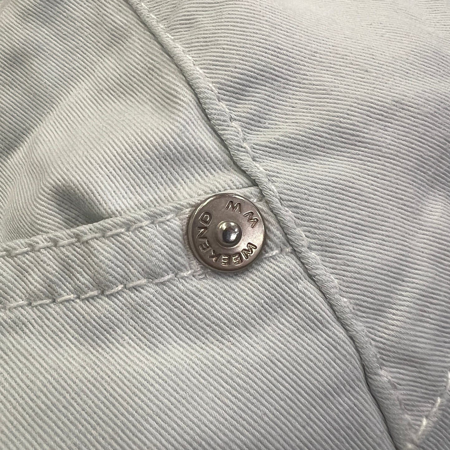 weekend max mara 00s light blue skinny cargo pants
