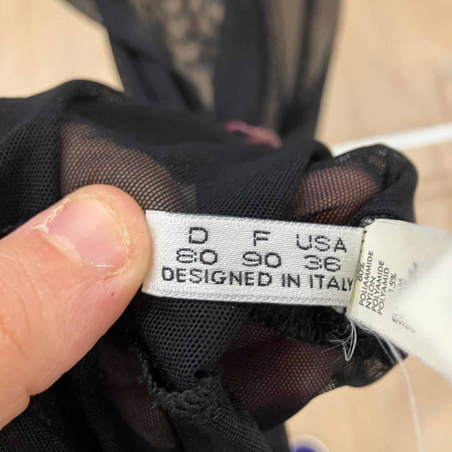 rosapois 00s black fishnet slip dress with pink lace