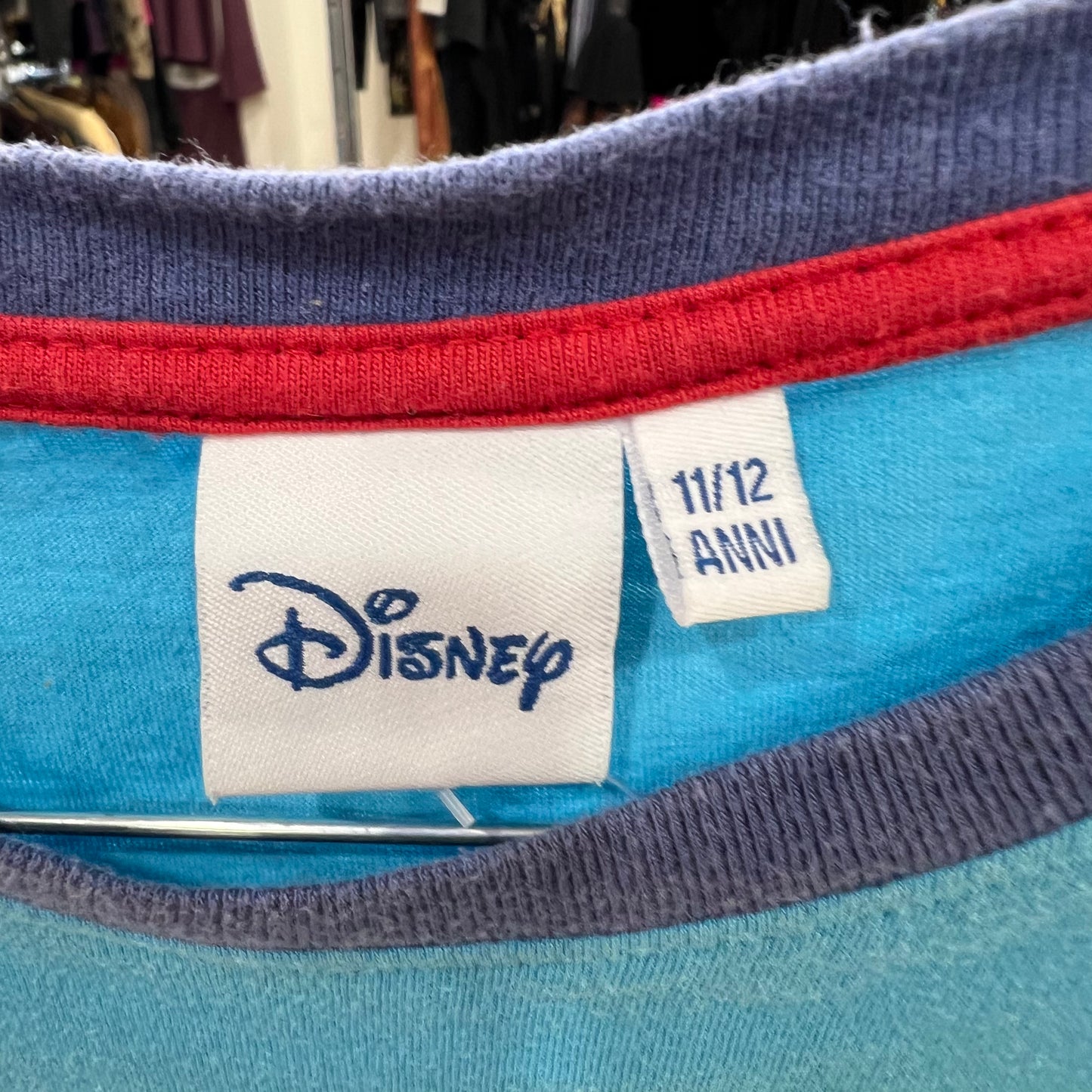 disney 00s blue mickey mouse sailor tank top