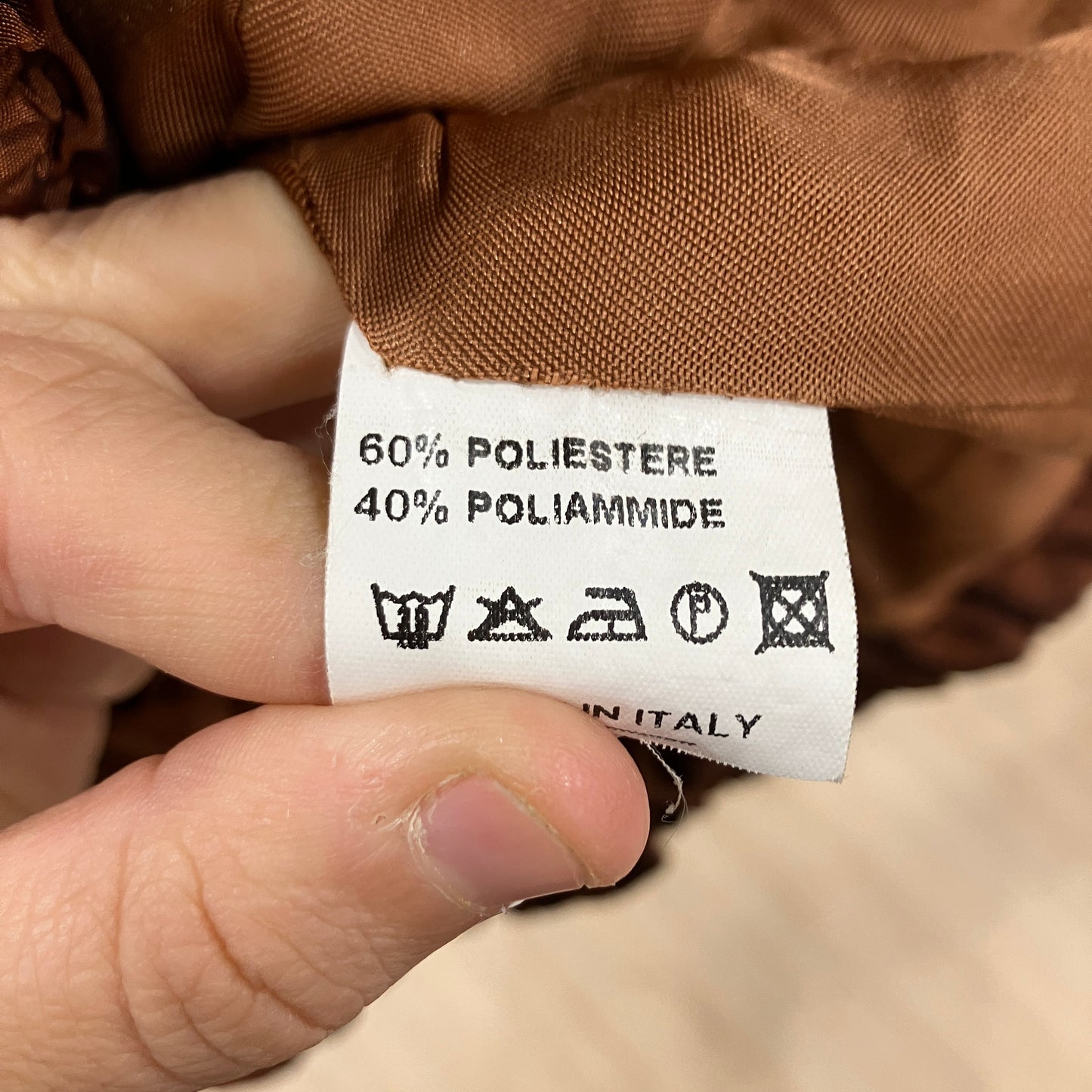 bagarry 00s brown puffer vest with frills