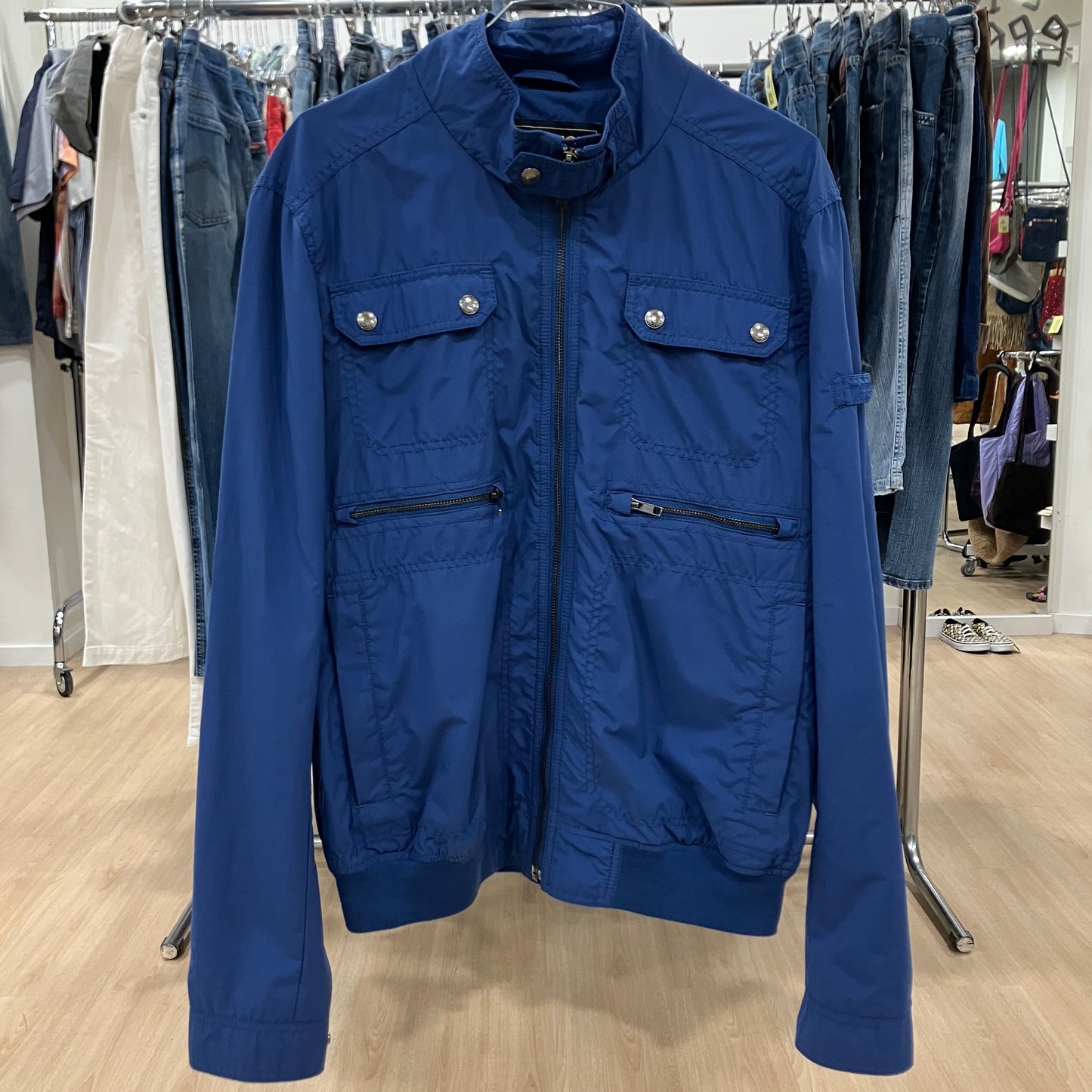 woolrich '10s blue windbraker
