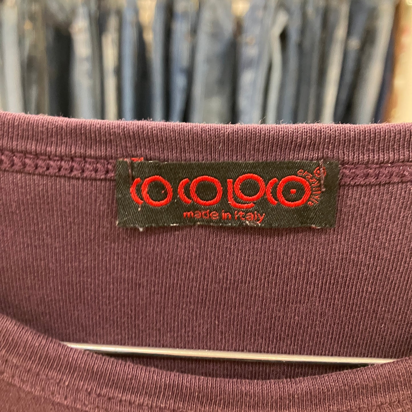 cocoloco 00s tom and jerry purple long sleeve top