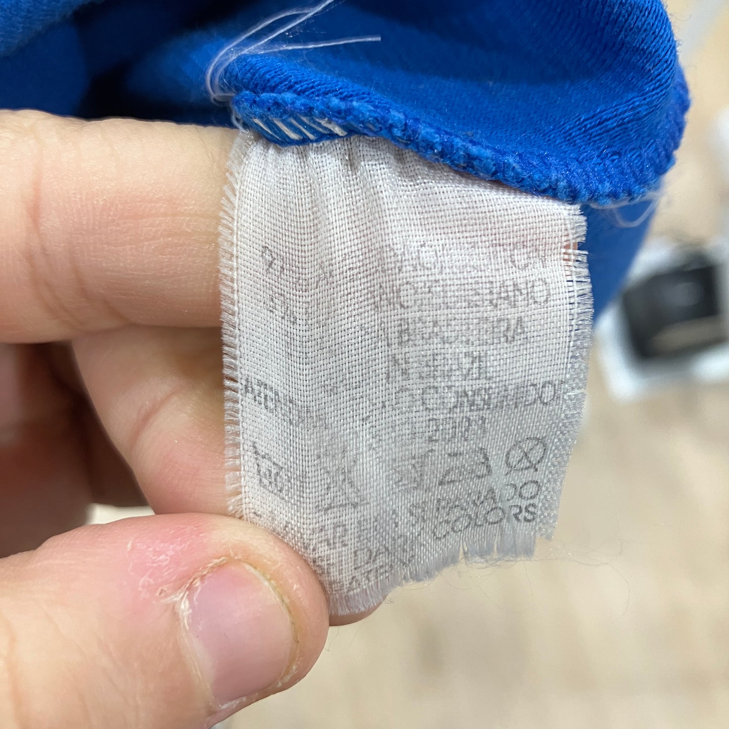 sol acu 00s blue brasil embroidered tshirt