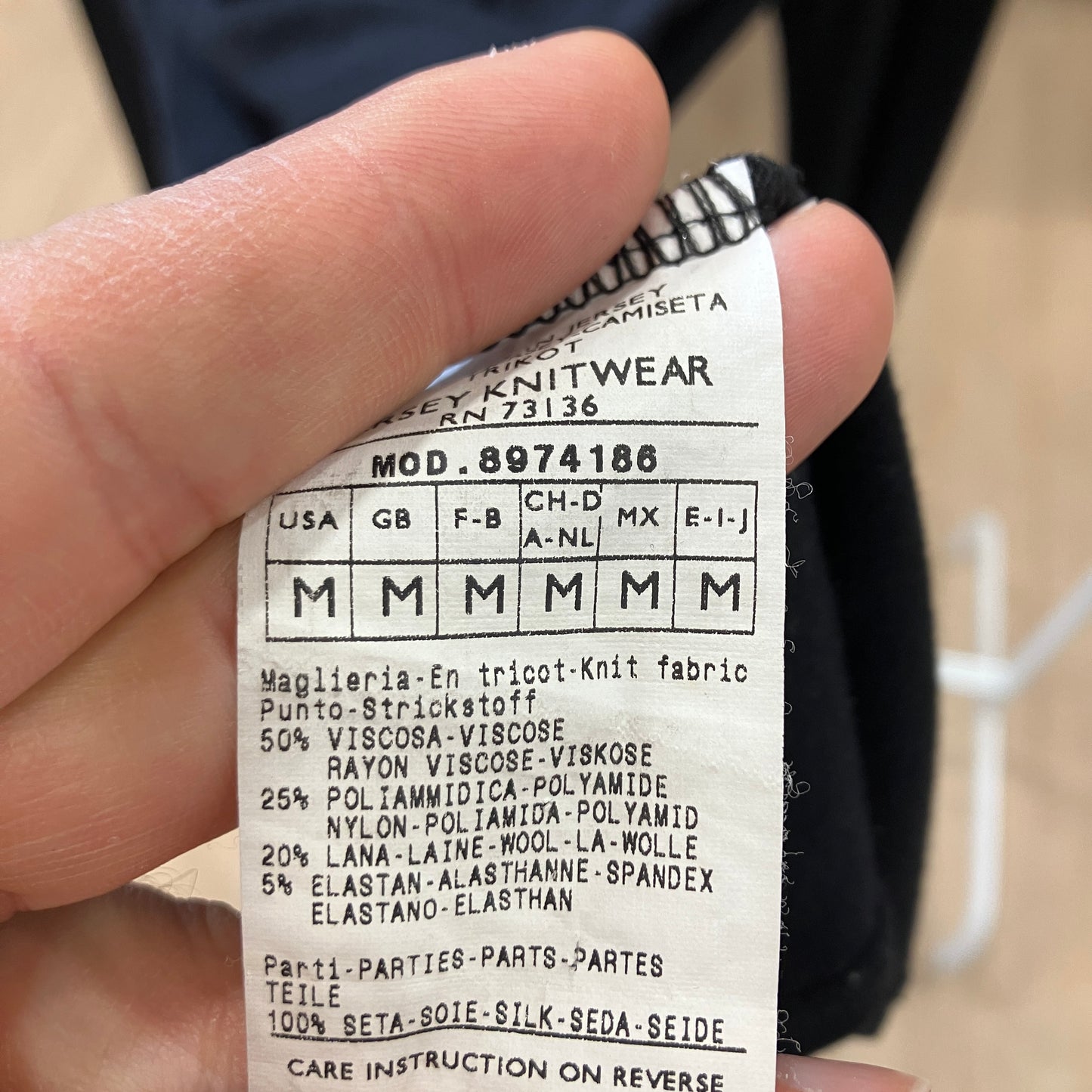 max&co 00s black long sleeve top with lace frils