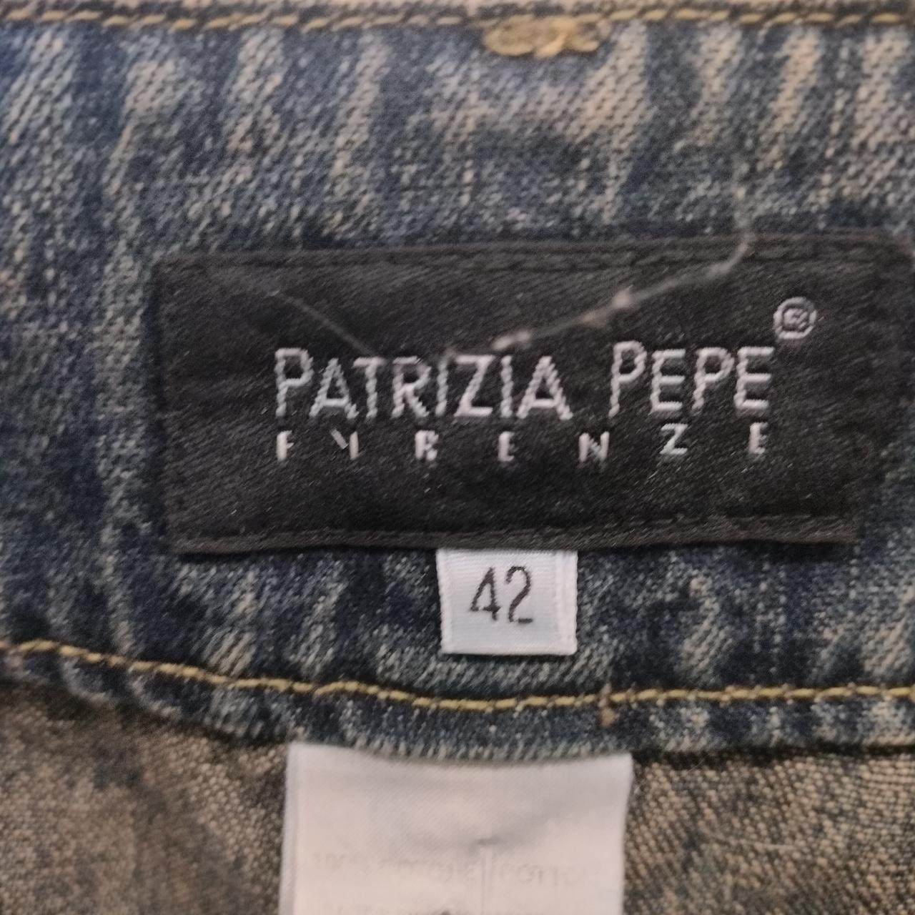 Patrizia Pepe denim midi skirt