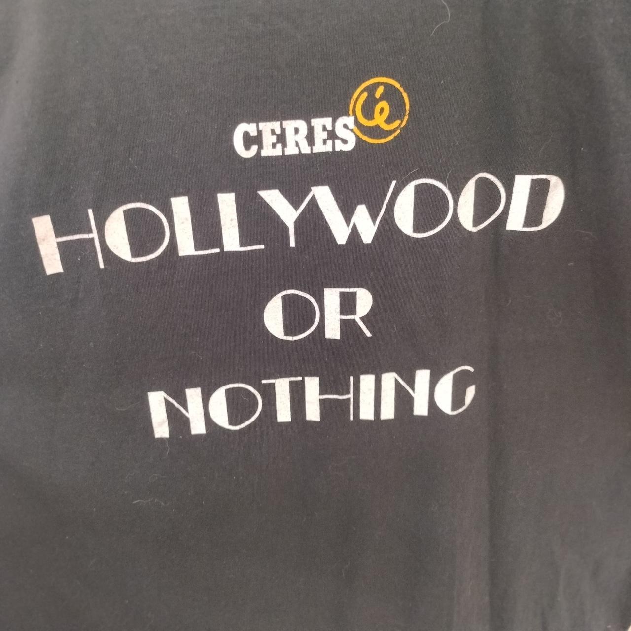 Ceres Hollywood or Nothing T-Shirt in black