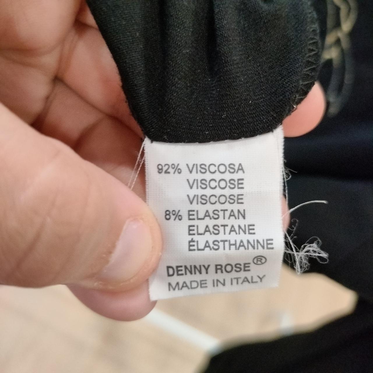 Denny Rose black off the shoulder top with beetle