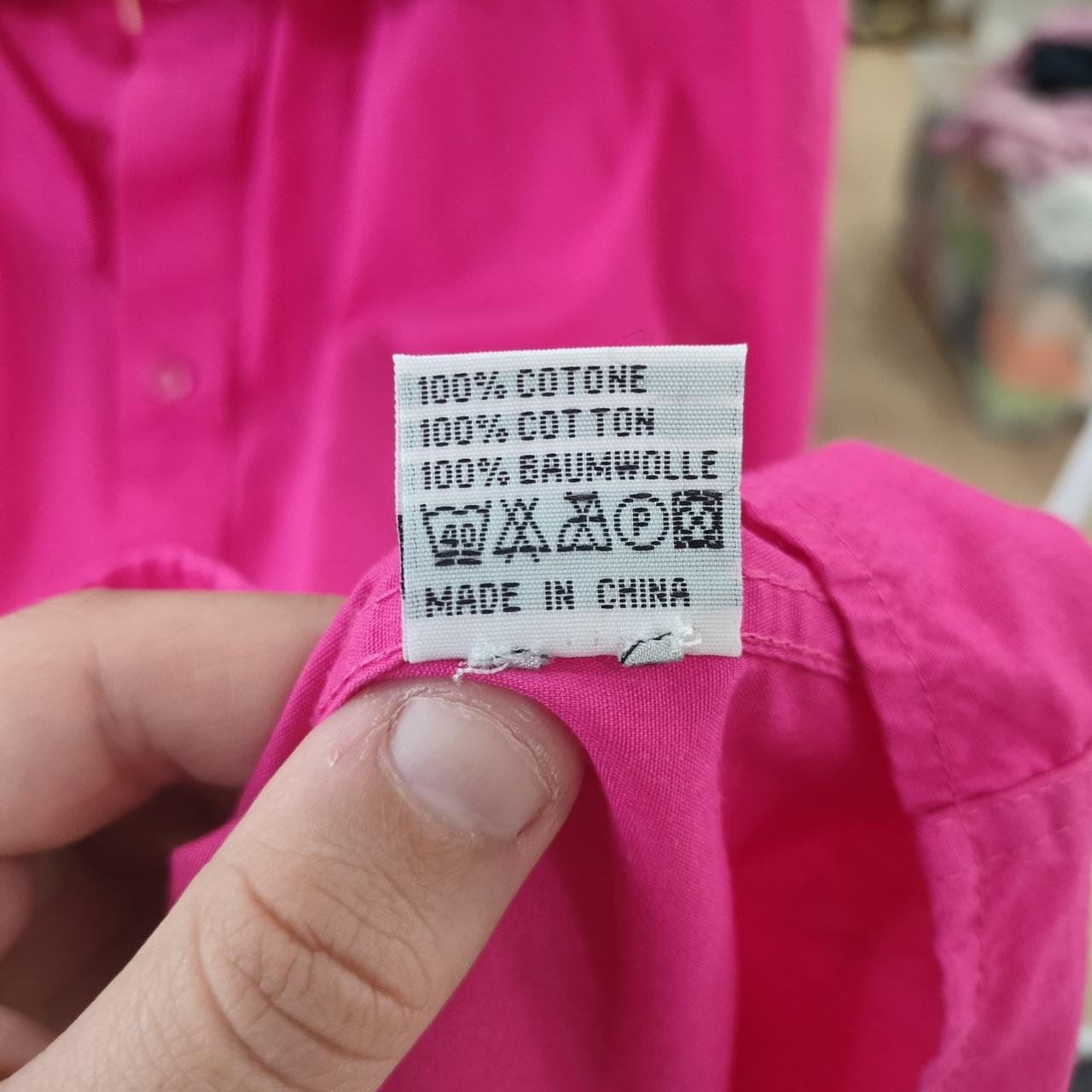 luca d'este fuchsia pink short sleeve button up shirt