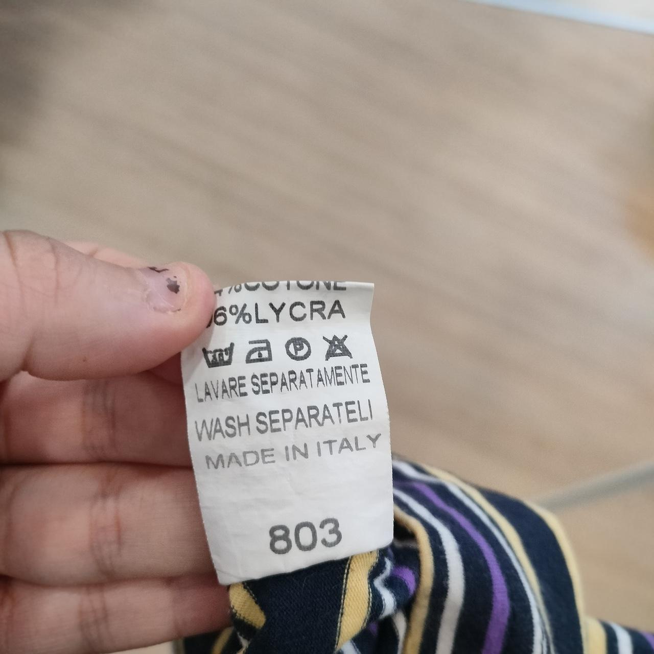 yab51 purple yellow striped tank top