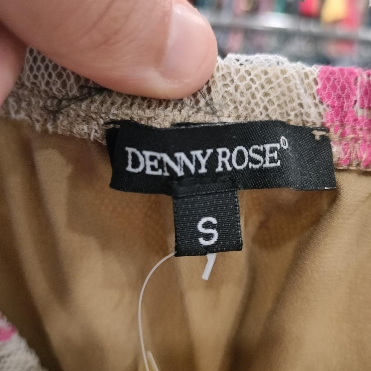 Denny Rose label on a garment with a size 'S'