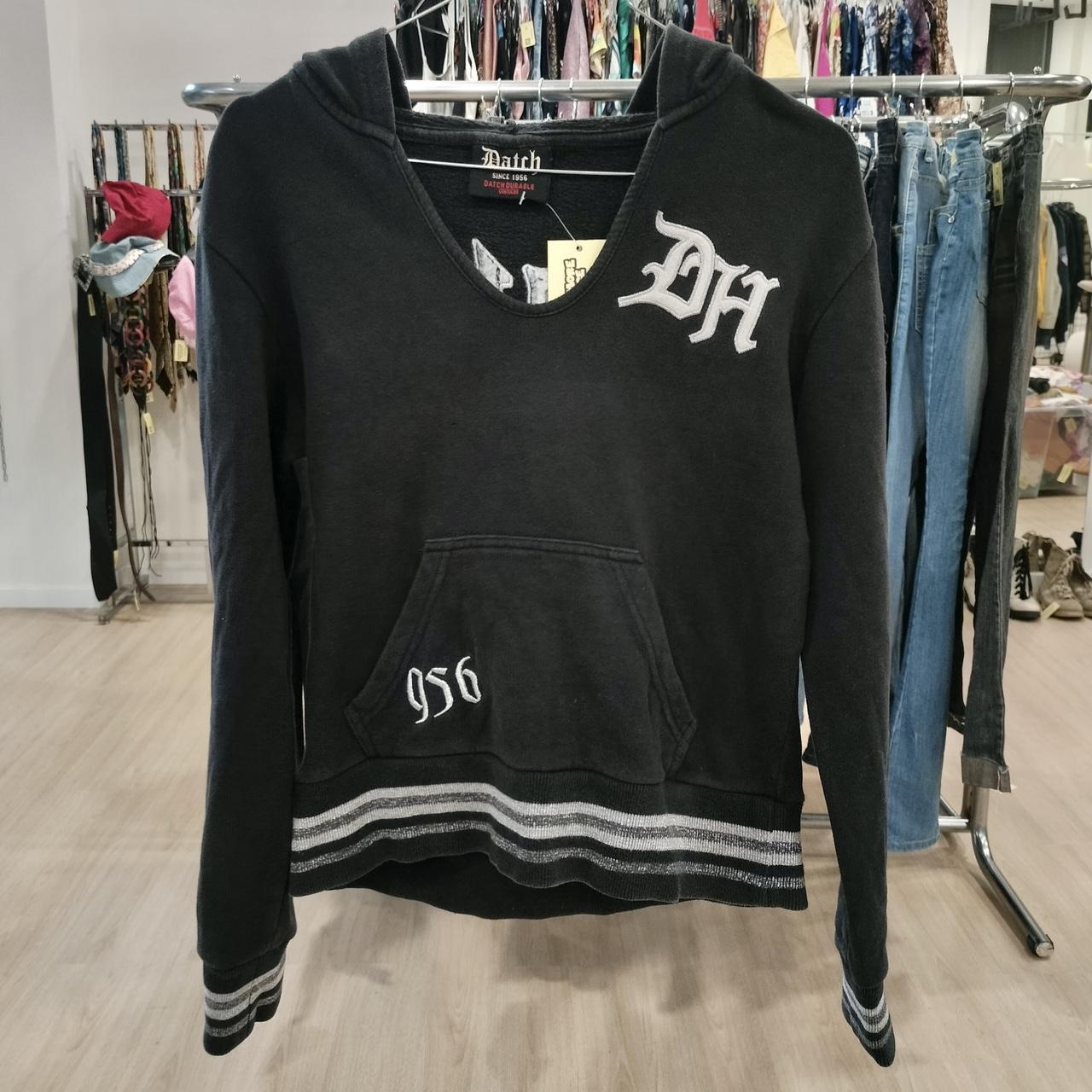 Von Dutch zip up black hoodie