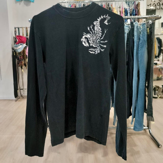 Keen black long sleeve top with scorpion