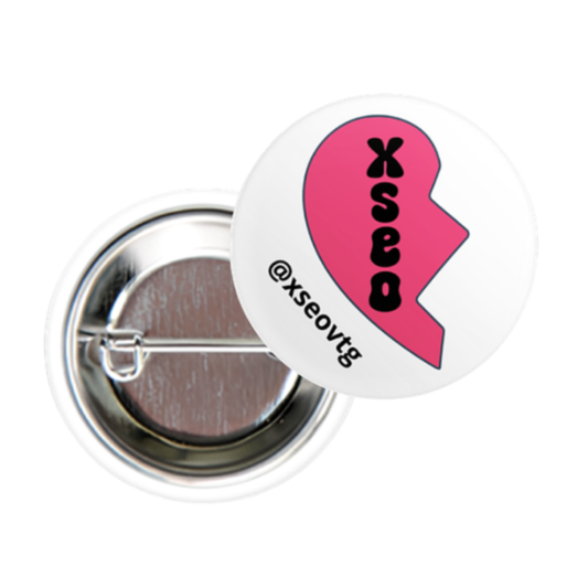 xseo left half heart pin